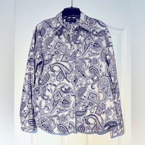 Classic/Vintage Paisley Jones New York Blouse